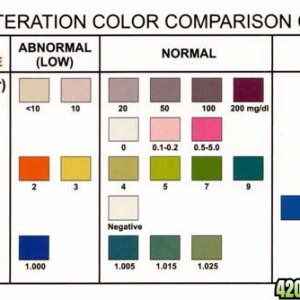 Color Comparison chart
