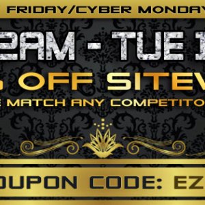 EZVapes.com Black Friday/Cyber Monday Weekend Sale