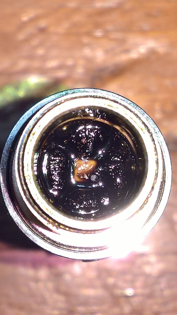 Coils covered in Rosin- an even coating.
