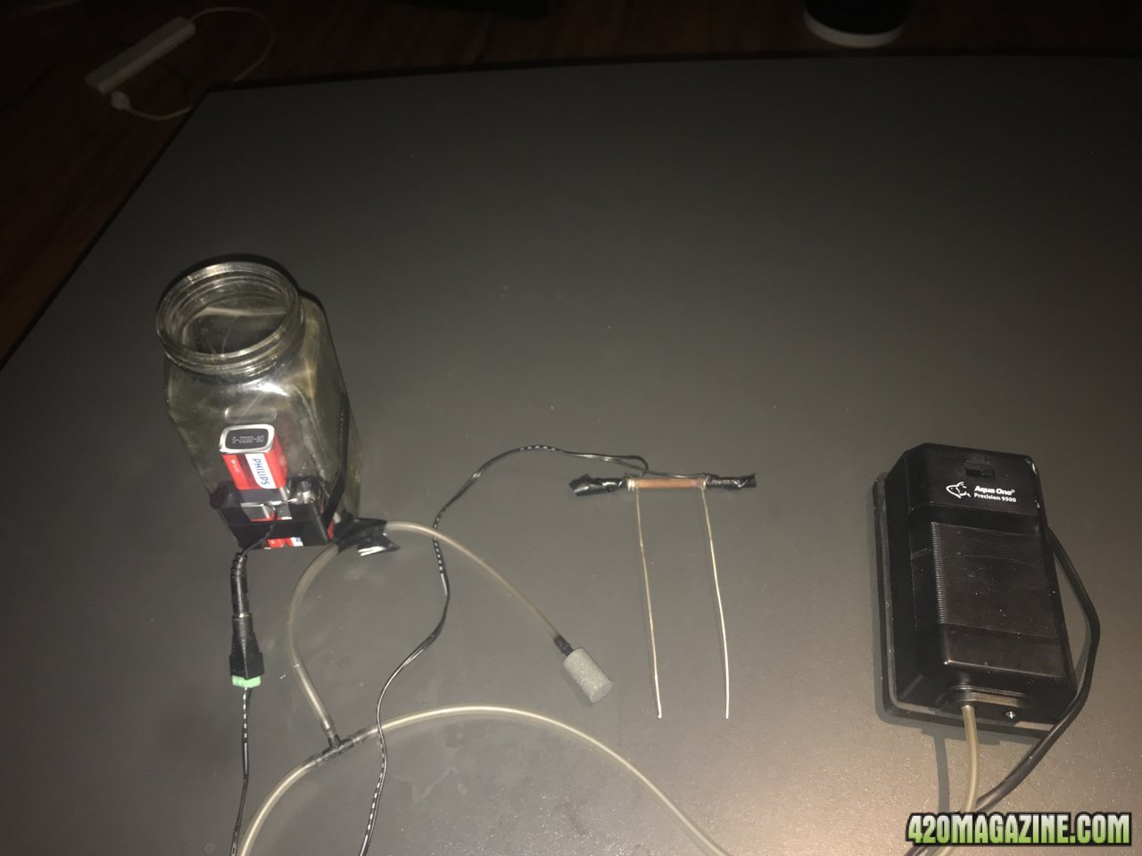 Jar, Silver Electrodes