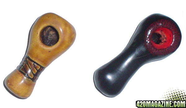 pics of weed pipes. made these ceramic pipes