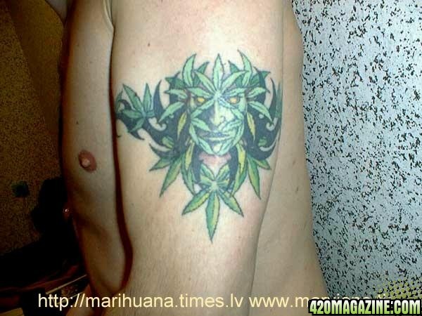 Фото и значение татуировки Канабис. Конопля. Cannabis153