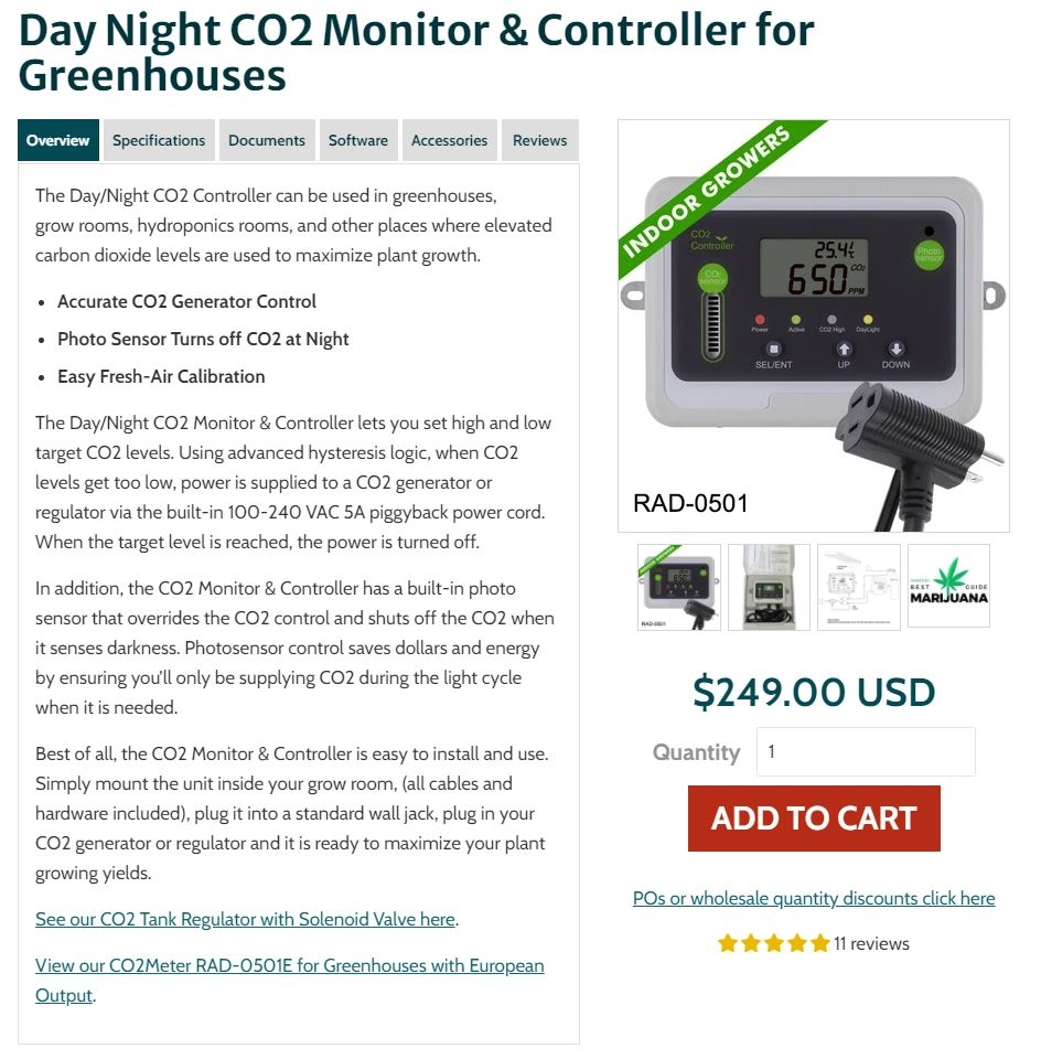 Day Night CO2 Monitor & Controller for Greenhouses.JPG