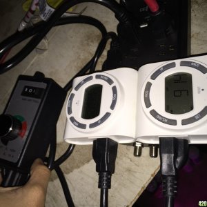Surge Protector, 2 Timers, Fan Speed Controller