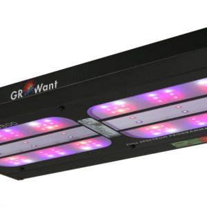 GROWant 800Watt Aluminum Osram LED Grow Light-Black