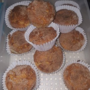 Cinnamon & Coconut Canna Muffins