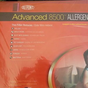 Dupont Advanced 8500 Allergen air filter
