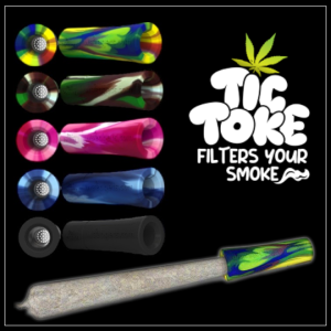 Tic-Toke Filter Tips eliminate smoke harshness & protect your lungs