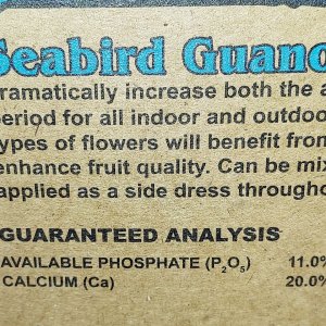 Seabird Guano-Soil Amendment