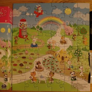 Completed Puzzle w/Canuk Seeds