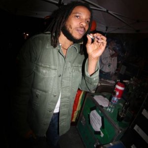 Stephen Marley Smoking Weed