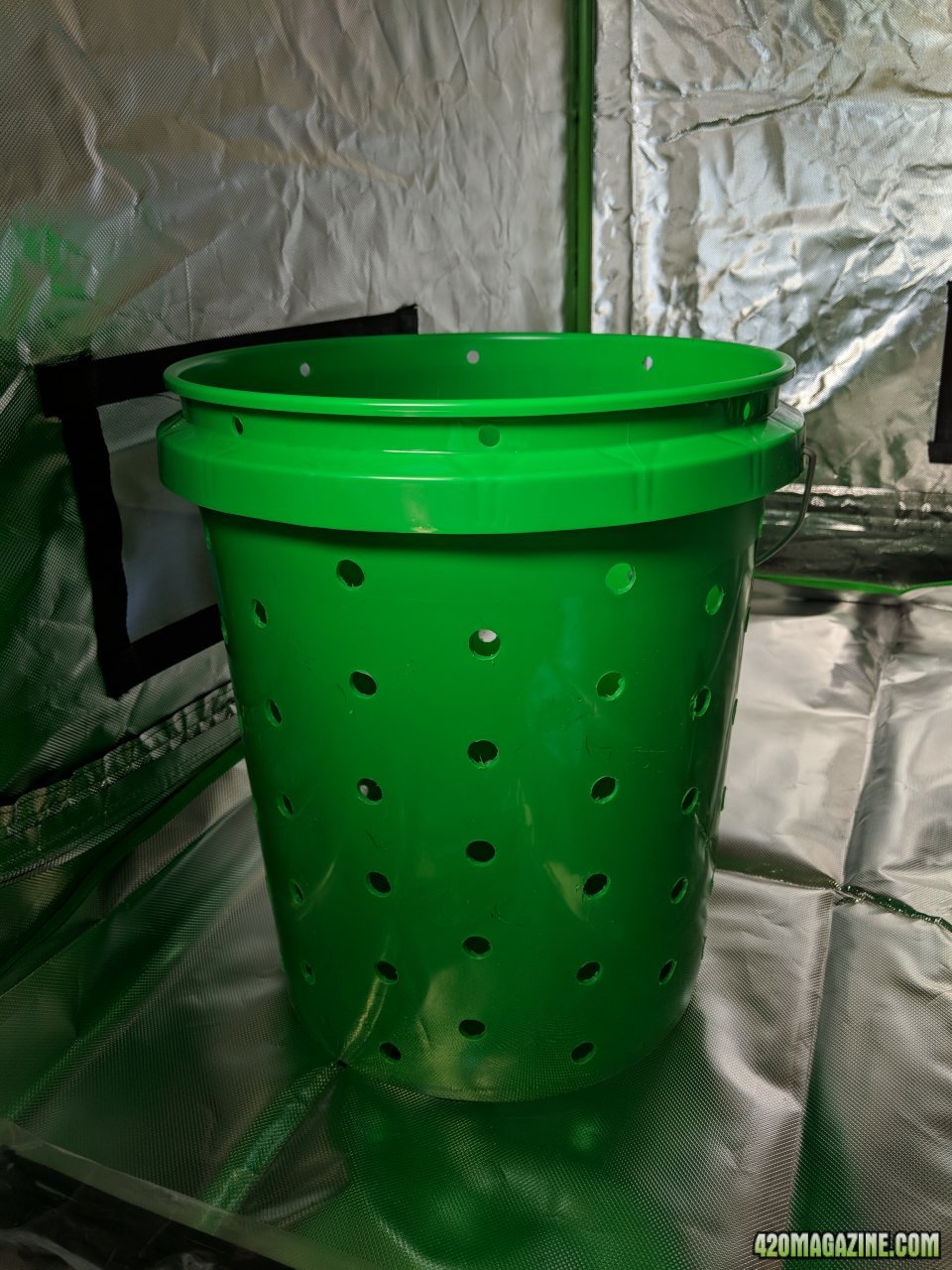 5 gallon grow buckets (air prunned)