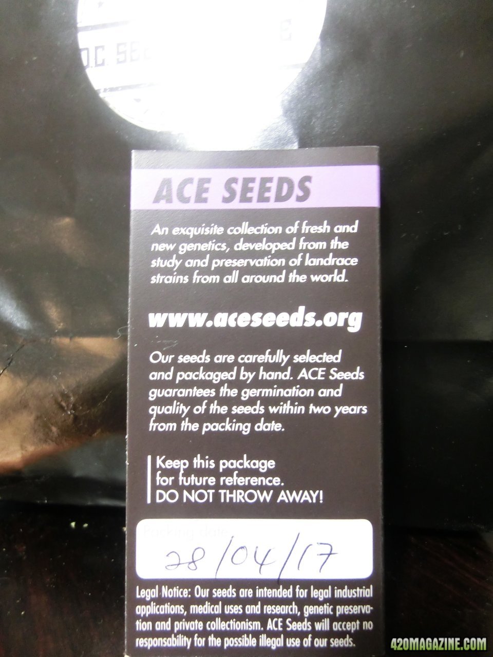 ACE seeds