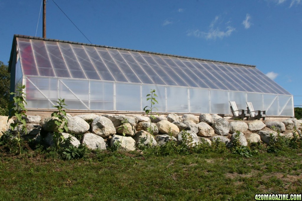 Active Solar Greenhouse 16x48