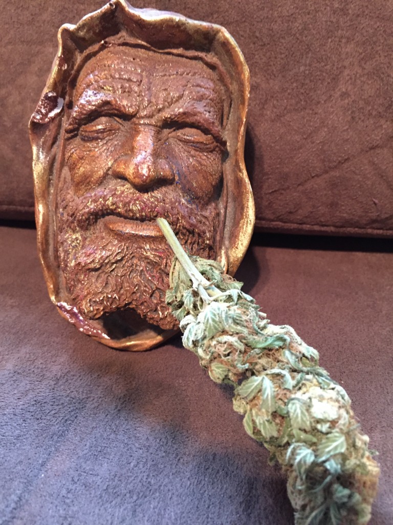 Artwork with cannabis