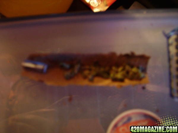 Blunt with weed