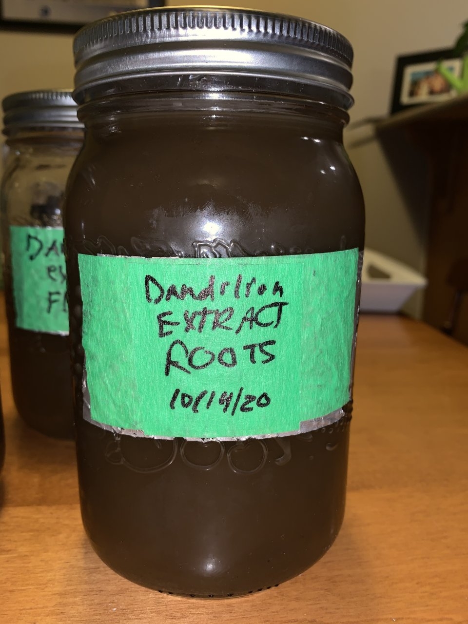 Fermented dandelion ROOTS