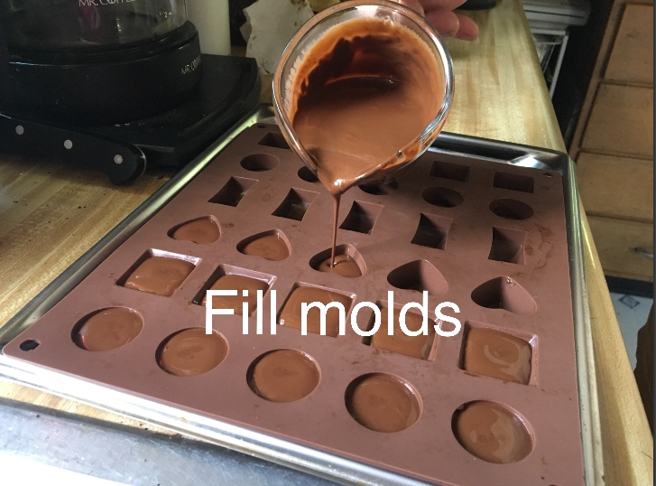 Fill molds (You’ll need 2)