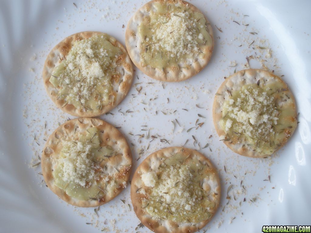 ganja butter on cracker