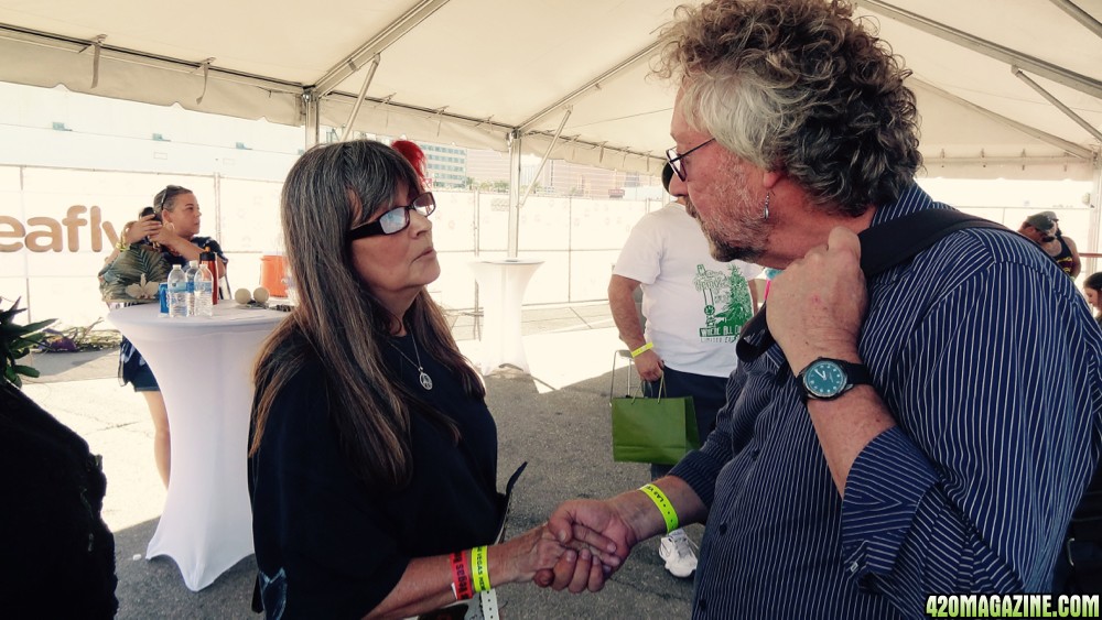 High There director Wayne Darwen meets cannabis activist Jeannie Herer
