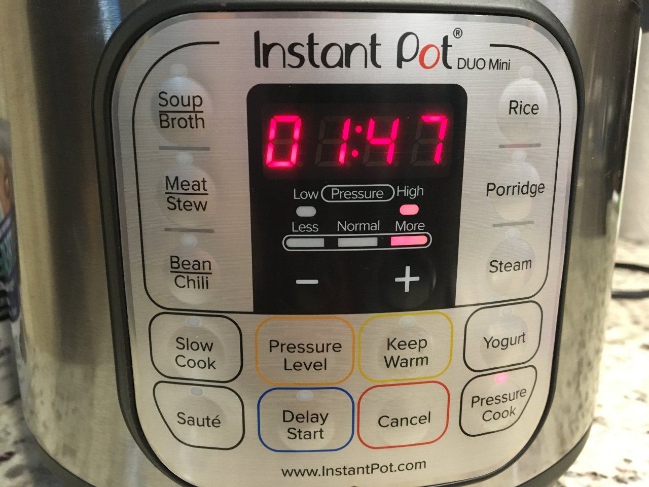 Instant Pot in action