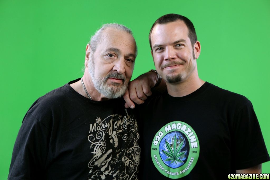 Jack Herer & Rob Griffin - Emperor Wears No Clothes Documentary Shoot -