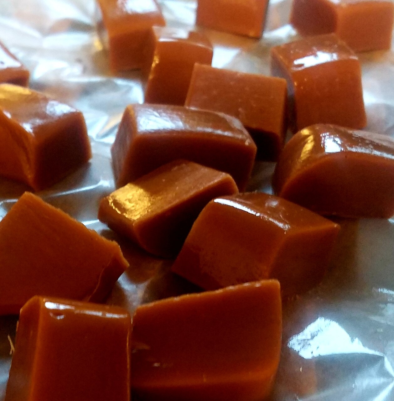Naked spiced caramels