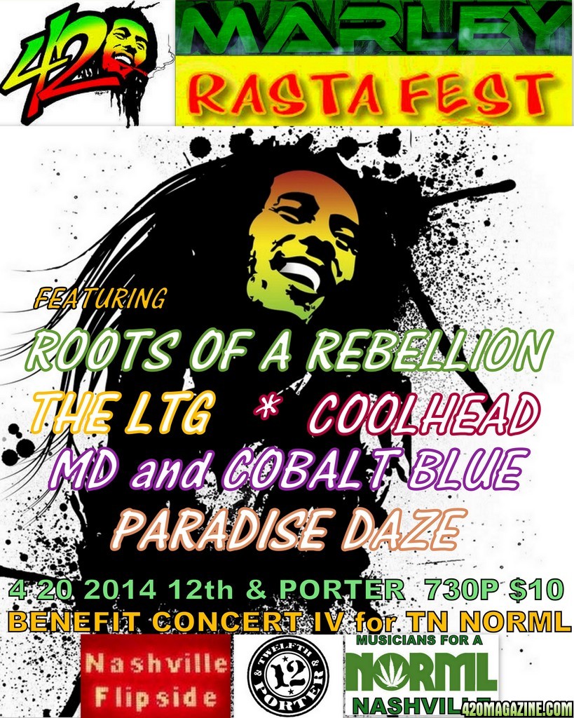 Nashville Flipside Presents 420 Marley Rasta Fest