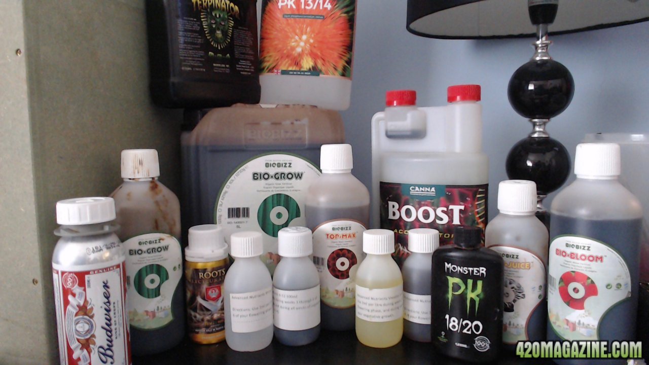 Nutrients Im Using For The Organic/Synthetic Grow