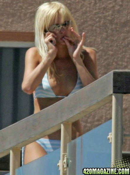 Paris Hilton Smoking a Joint