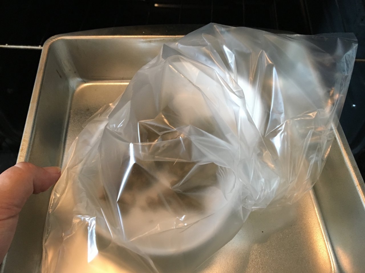 Place into roasting bag on baking sheet or pan