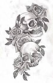 Skulls and Rose's drawing