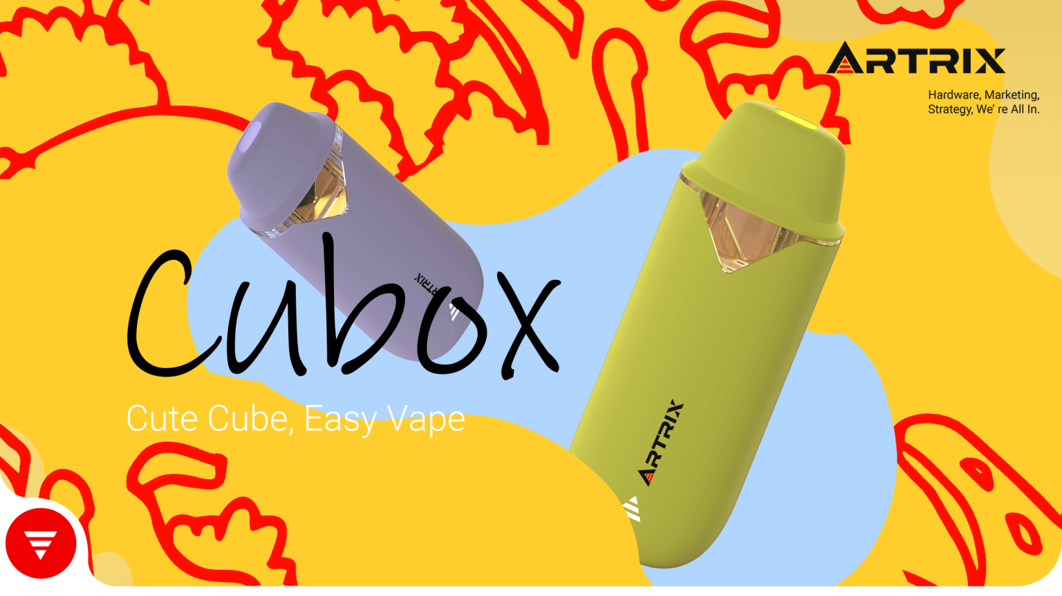 Artrix Cubox disposable cannabis vape
