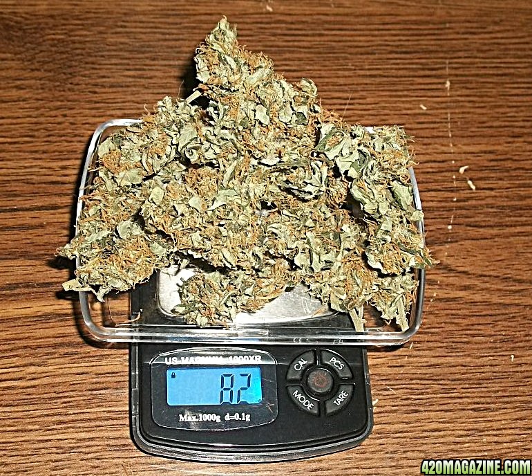 сколько граммов в коробке марихуаны