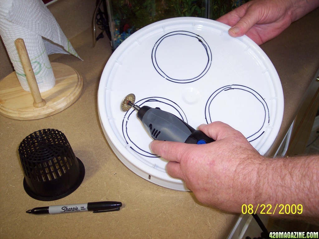 How to Cut a Circular Hole in a Plastic 