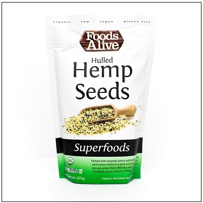 hemp seeds Foods Alive