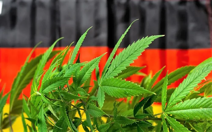 German falg and cannabis Germany