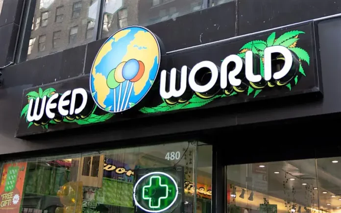 Weed World unauthorized pot shops