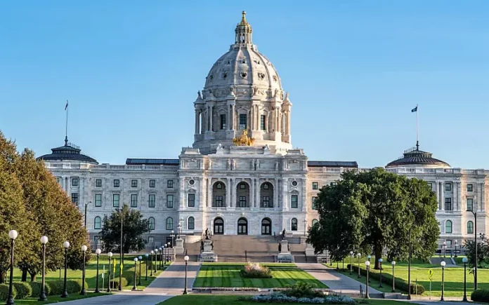 Minnesota State Capitol Building in Saint Paul Minnesota