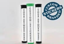 custom joint tubes MJ Wholesale labeling