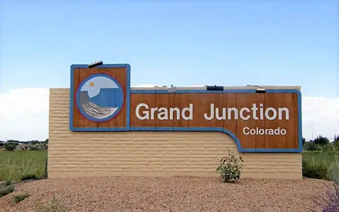 Grand Junction city sign Grand Junction